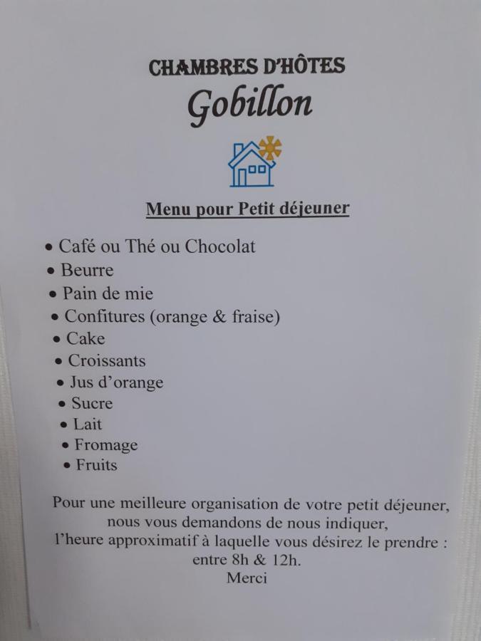 Chambres D'Hotes Gobillon Мантенон Екстериор снимка